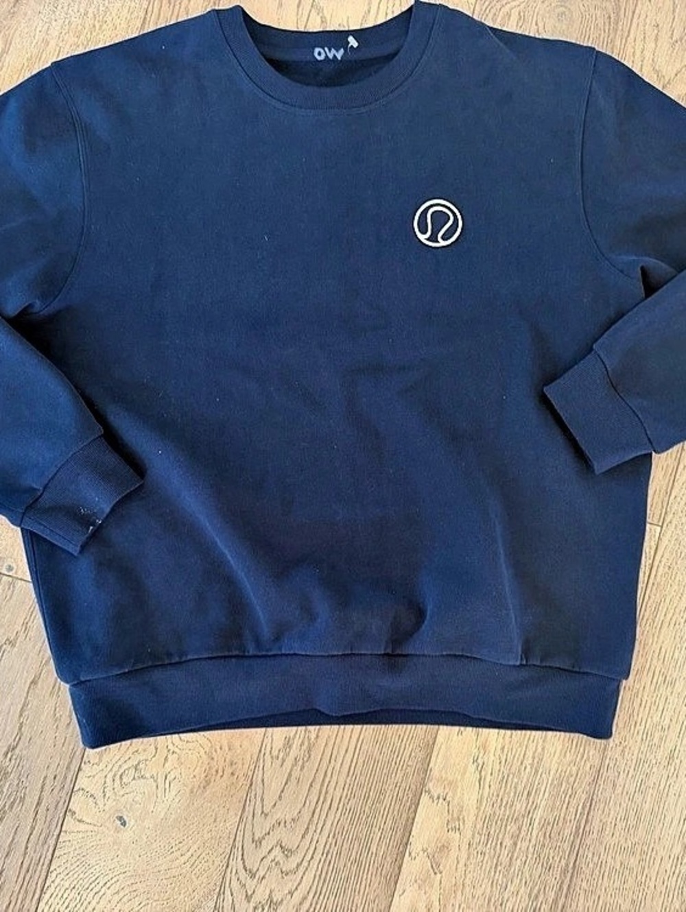 Lululemon Tennis Paradise Graphic Crewneck Sweatshirt True Navy Blue Women's